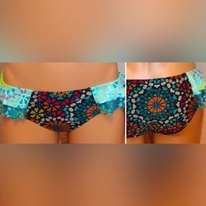 Colorful Patterned Bikini Bottoms